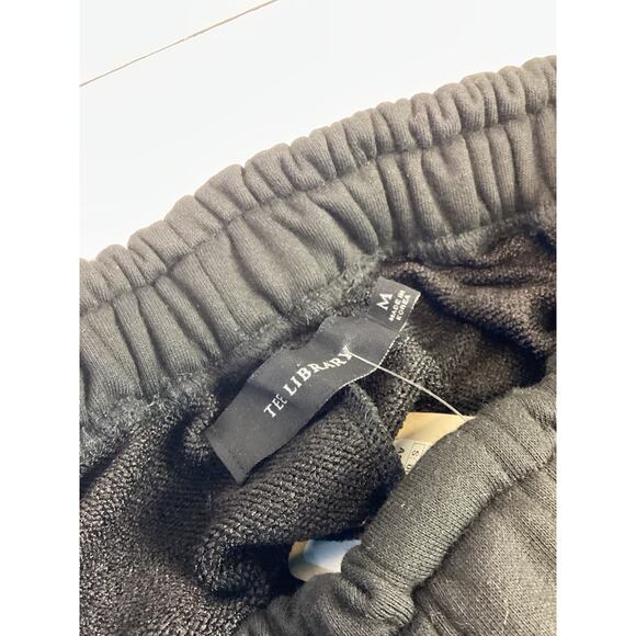 TEE LIBRARY SCREAMING TIGER TATTOO GRAPHIC SWEAT SHORTS BLACK MENS SIZE M - Picture 5 of 5